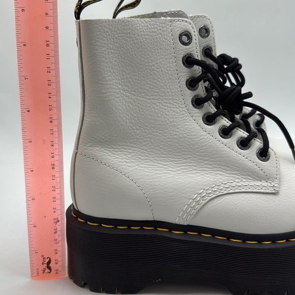 Dr marten white max platform combat boots size 8 - Picture 5 of 6